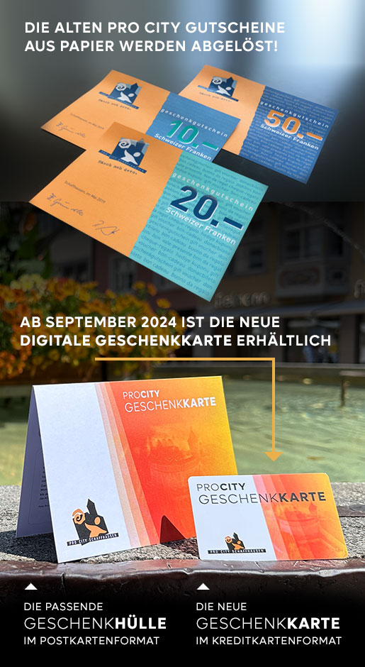 pro city geschenkkarte gutscheine schaffhausen